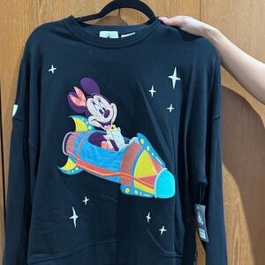 Black Kids Shirt with Cartoon Character
